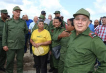 Visita Díaz-Canel municipio granmense de Cauto Cristo