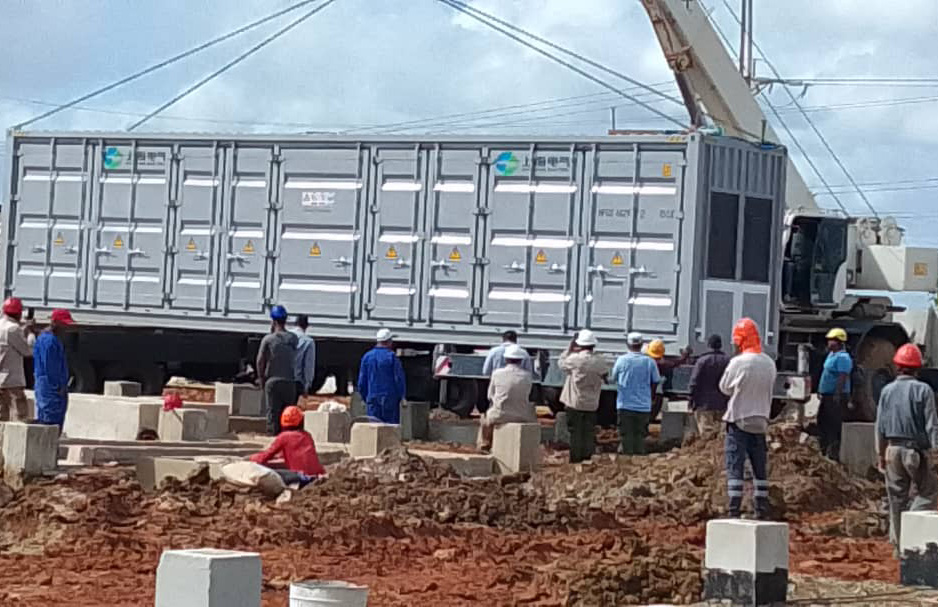 Cuba avanza en montaje de sistema de almacenamiento de energía