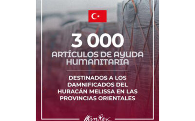 Entregó Türkiye ayuda humanitaria a Cuba