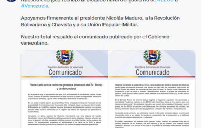 Rechaza Cuba bloqueo naval de Estados Unidos a Venezuela