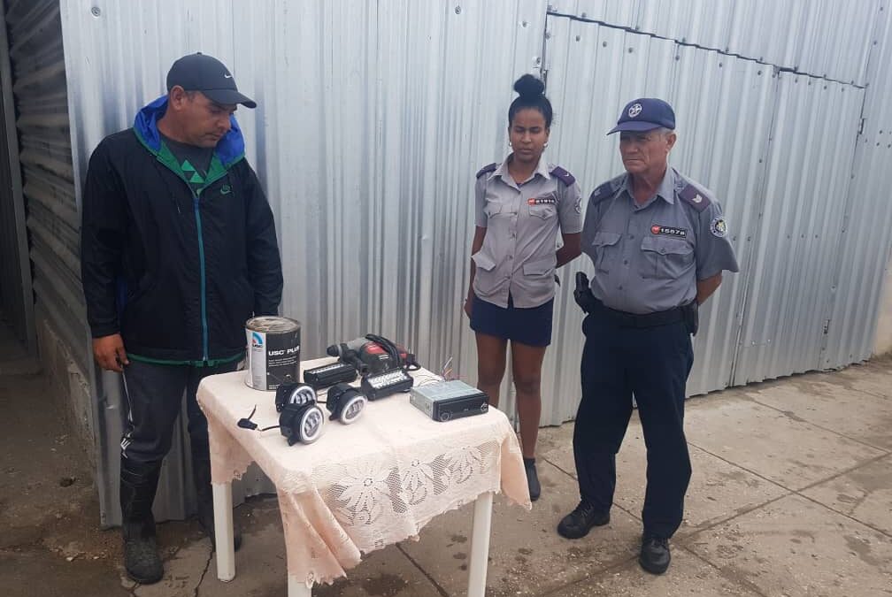 Devolución exitosa de objetos robados en Sagua la Grande por la PNR