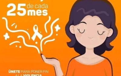 25 de cada mes Día naranja por la  NO violencia de género
