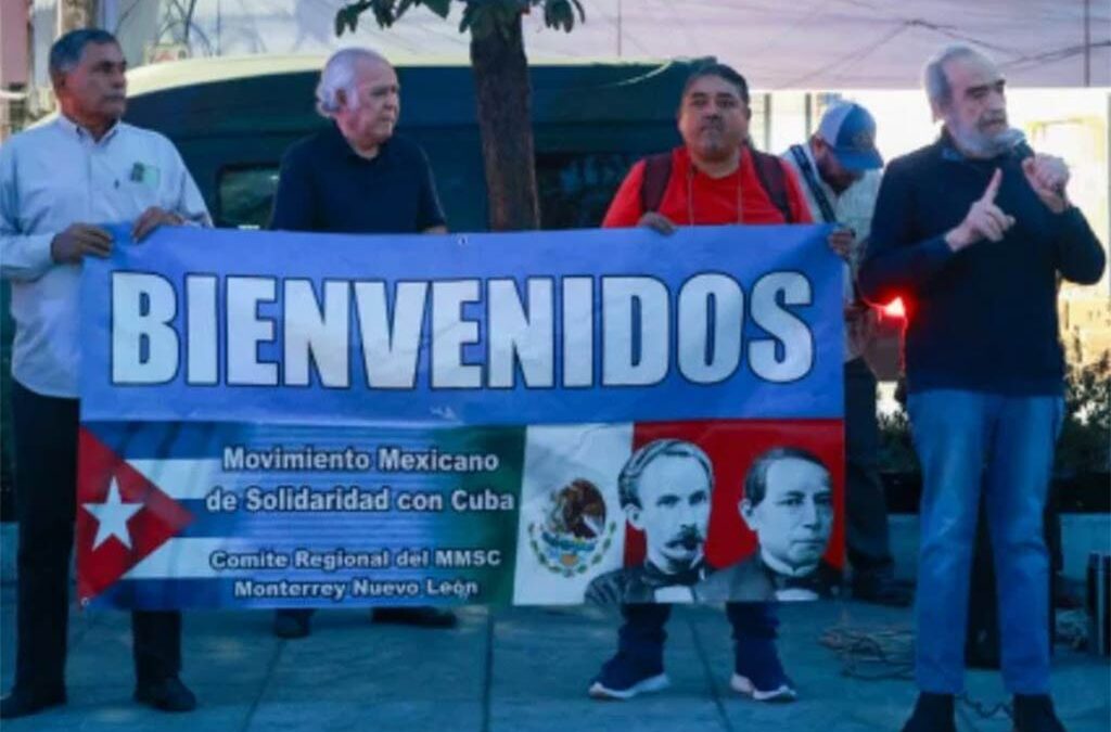 Se alzan voces en Monterrey en solidaridad con Cuba y Venezuela