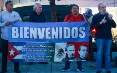 Se alzan voces en Monterrey en solidaridad con Cuba y Venezuela