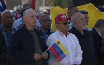 Preside Díaz-Canel acto de respaldo a Venezuela en La Habana