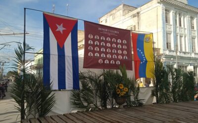 Sagua la Grande rinde homenaje póstumo a los combatientes caídos en cumplimiento del deber en Venezuela