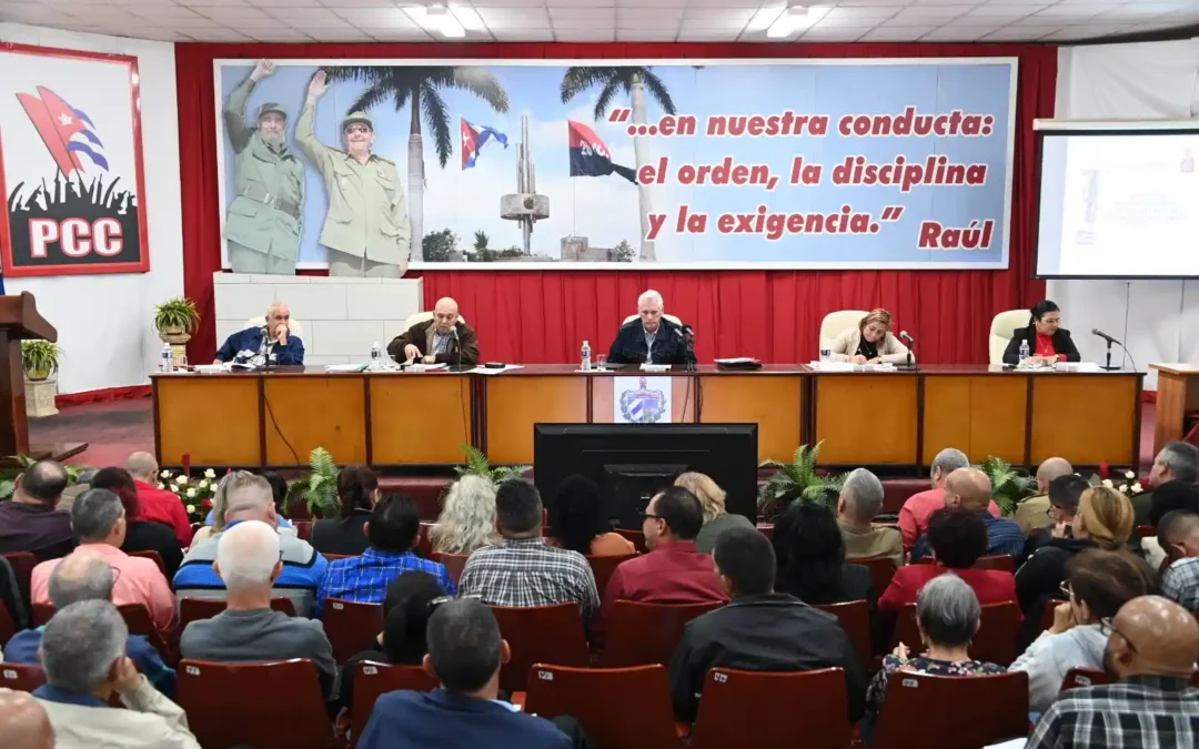 Sesionó Pleno Extraordinario del Comité Provincial del Partido en Villa Clara