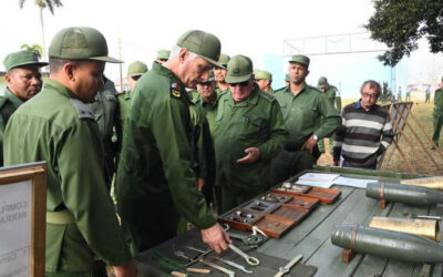 Encabezó Díaz-Canel Día Nacional de la Defensa en Mayabeque