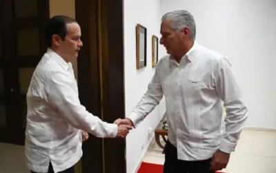 Presidente cubano recibe al Canciller de Panamá
