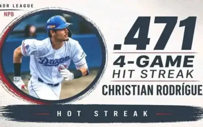 Muestra superación el pelotero de Villa Clara Christian Rodríguez en Japón