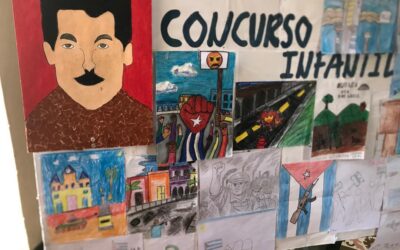 Pequeños pinceles, grande memoria: Premian a niños sagüeros por sus dibujos del 9 de Abril