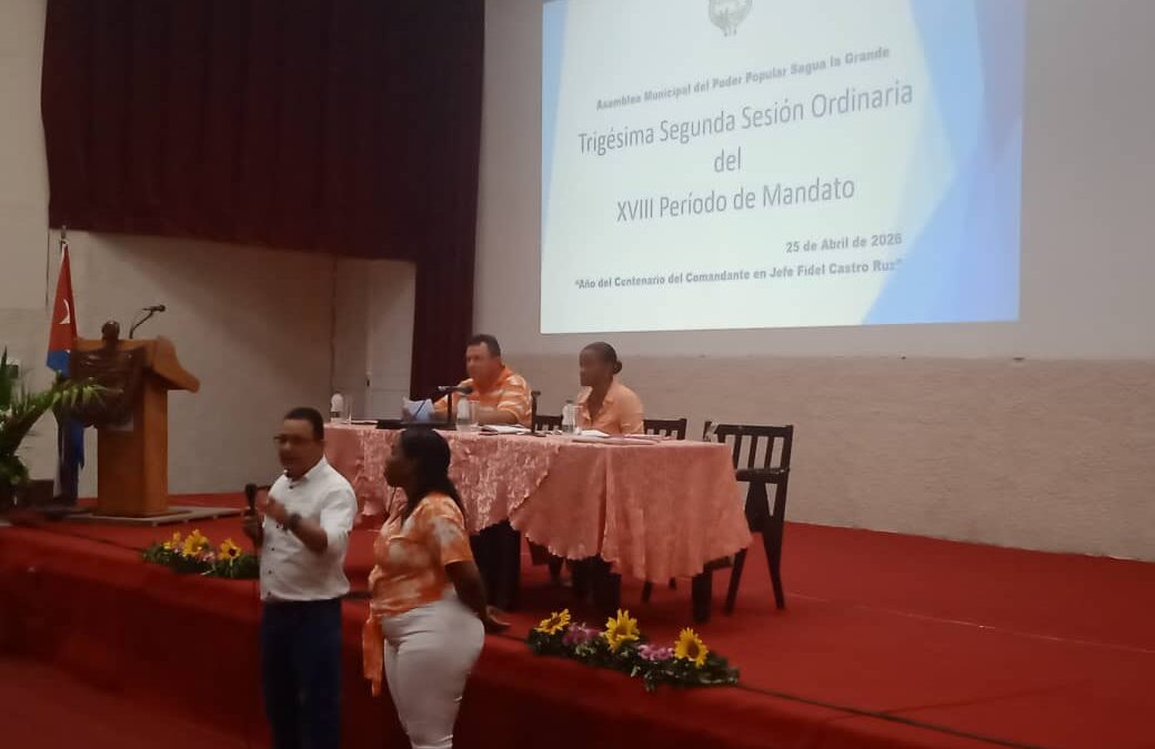 Inicia en Sagua la Grande sesión de la Asamblea Municipal con debate sobre firmas contra el bloqueo