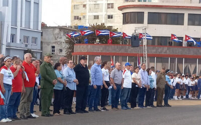 Participa Presidente en Parada Juvenil Antiimperialista “Aquí, con Fidel”
