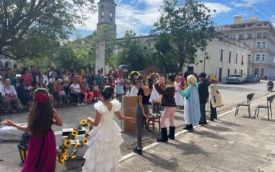 Artistas aficionados sagüeros protagonizan Festival de las artes por la paz