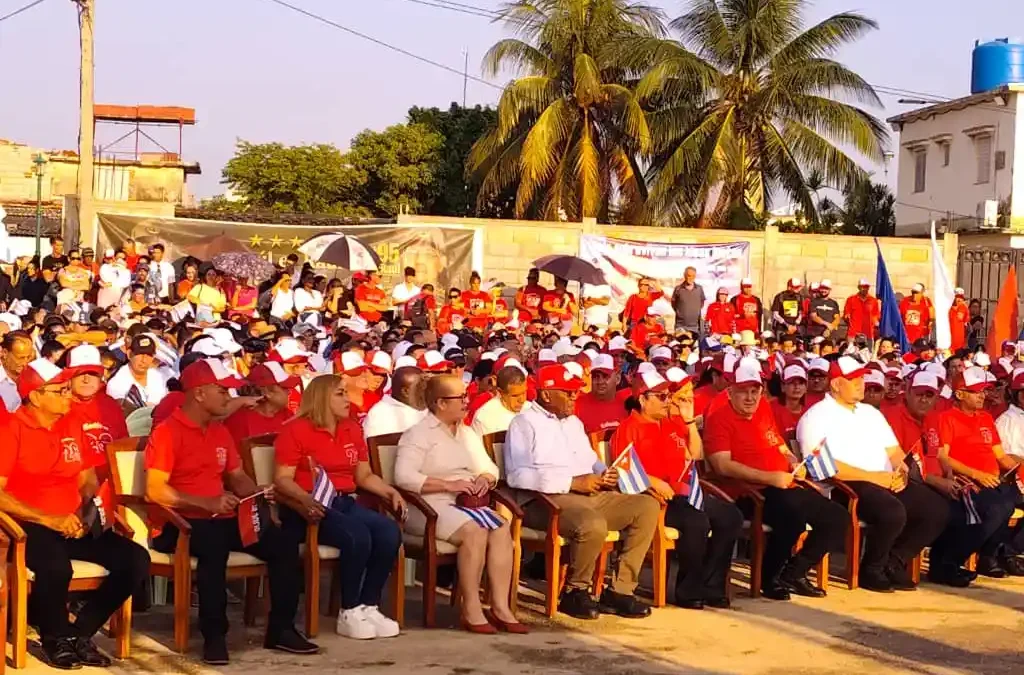 En Caibarién, acto provincial por el Día de la Rebeldía Nacional