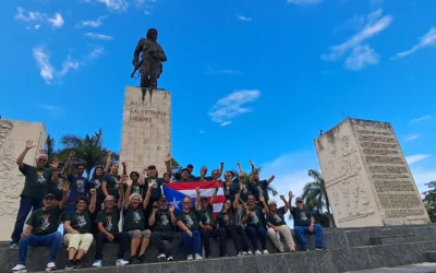 En Villa Clara, Brigada de solidaridad con Cuba «Juan Rius Rivera»