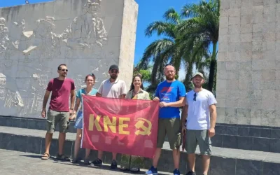 Brigada Europea de solidaridad con Cuba rinde homenaje al Che en Santa Clara