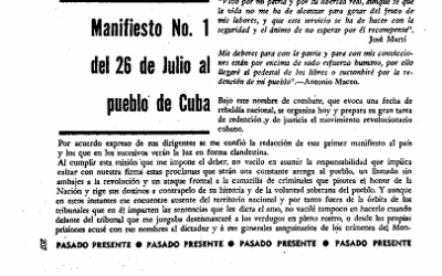 La chispa que encendió la llama: El Manifiesto del 26 de Julio