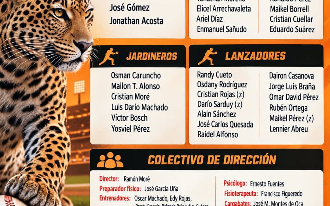 Integran equipo Villa Clara para la 65 Serie Nacional de Béisbol