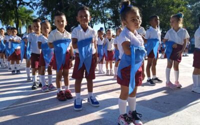 Efectuado en Sagua la Grande acto de ingreso a la Organización de Pioneros José Martí (+Audio)