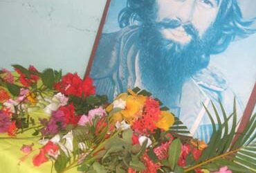 Escuela primaria Fidel Arredondo de Sagua la Grande sede del acto municipal de homenaje a Camilo Cienfuegos